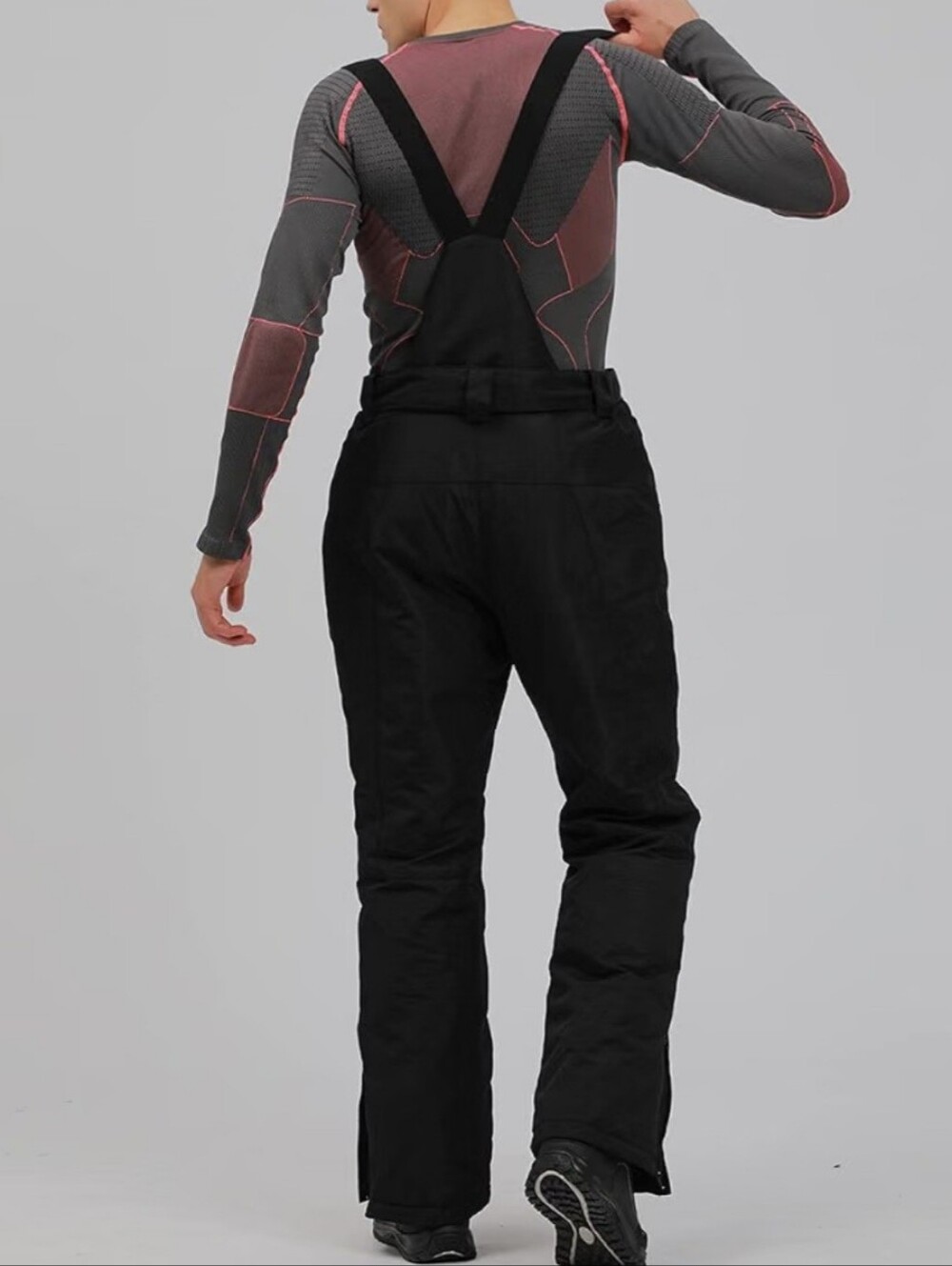 Peak Performance Black Cargo Snow Bib Pants